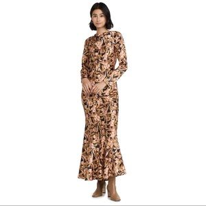 Significant Other Yvonne Dress Black Sangria Floral